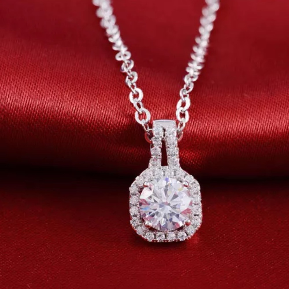 💙Sterling Silver Pendant Necklace - Picture 4 of 4